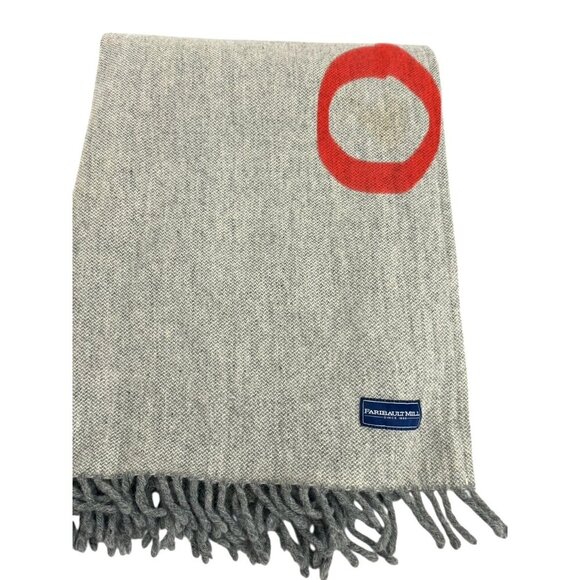 Fairbault Mill 100% Virgin Wool Blanket Light Heather Gray Classic Cabin 50 x 65 - Picture 4 of 8